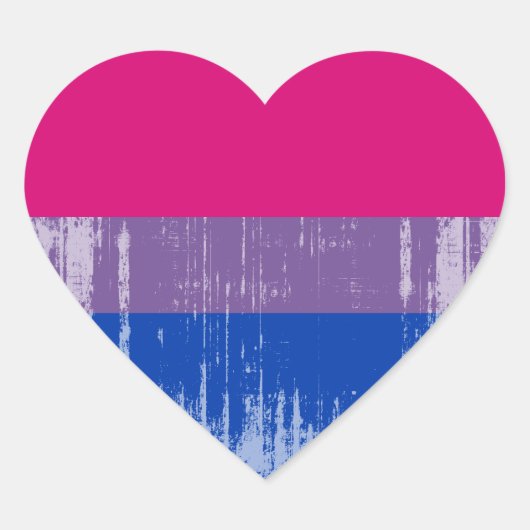 Sticker Cœur Bisexual Pride en détresse.png (Devant)