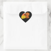 Sticker Cœur Bite Me - Candy Corn (Sac)