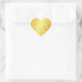 Sticker Cœur Blank Modèle Glamour Gold Look Coeurs (Sac)