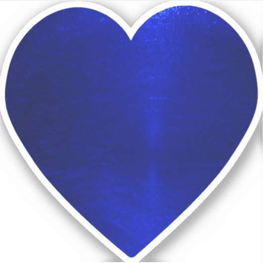 Sticker Coeur Bleu (Devant)