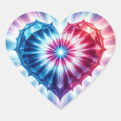 Sticker Cœur BleuBlancRouge (Devant)