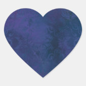 Sticker Cœur blue (Devant)