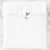 Sticker Cœur Bluebird de bonheur (Sac)