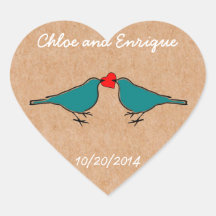 Bluebirds et Love Heart Mariage