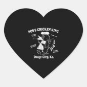 STICKER CŒUR BOB'S CHICKEN KING CLASSIC DESIGN (Devant)