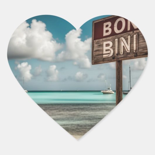 Sticker Cœur bon bini (Devant)