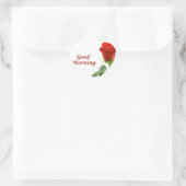 Sticker Cœur bonjour (Sac)