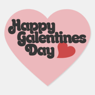 Sticker Cœur Bonne fête des Galentines