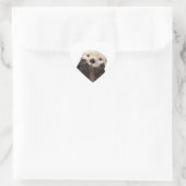 Sticker Cœur Bouton mignon (Sac)