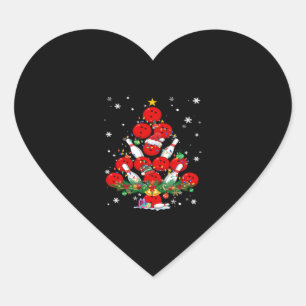 Sticker Cœur Bowling Christmas Tree Père Noël Pickleball Lumièr
