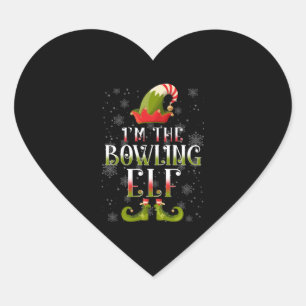 Sticker Cœur Bowling Elf Christmas