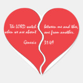 Sticker Cœur Brisé (Devant)