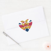 Sticker Cœur British Birday Gifts Art Print (Enveloppe)
