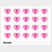 Sticker Cœur Bronzette rose (Feuille)