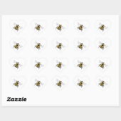 Sticker Cœur Bumble Bee (Feuille)