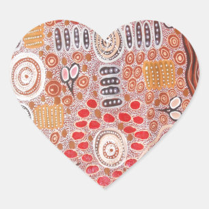 Sticker Cœur Bush Tucker