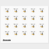 Sticker Cœur Buzz Bumblebee 1er Anniversaire T-shirts et cadeau (Feuille)