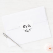 Sticker Cœur bye felicia (Enveloppe)