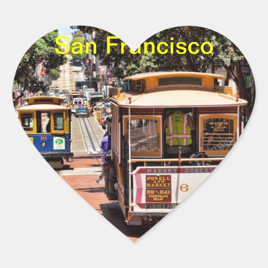 Sticker Cœur Câblage de renommée mondiale (Devant)