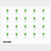 Sticker Cœur Cactus Christmas (Feuille)
