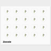 Sticker Cœur Cactus Sloth (Feuille)