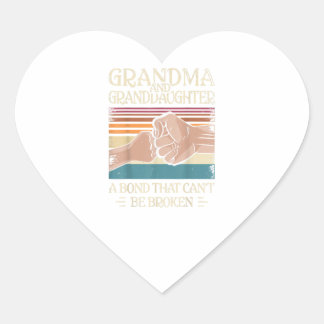 Sticker Cœur Cadeau Grandma Et Grandgirl