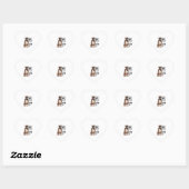 Sticker Cœur Cadeaux Boxer Dog (Feuille)