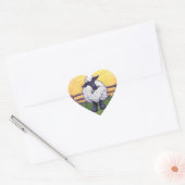 Sticker Cœur Cadeaux et accessoires pour moutons (Enveloppe)