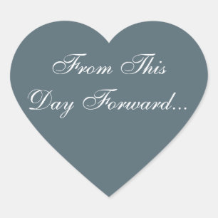 Sticker Cœur Cadet d'invitation personnalisé