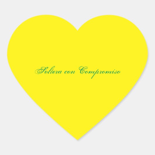 Sticker Cœur Calcomanía (Devant)