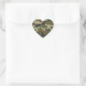 Sticker Cœur Camo Woodland (Sac)