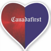 STICKER COEUR CANADAFIRME (Recto)