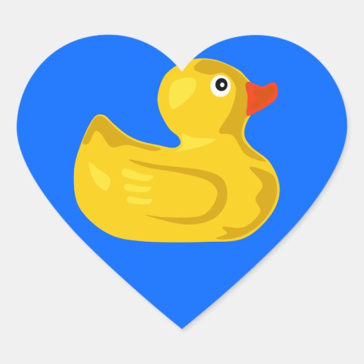Sticker Coeur Canard (Devant)