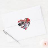 STICKER CŒUR CANAUX (Enveloppe)