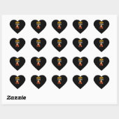Sticker Cœur Candy Corn Cutie Child (Feuille)