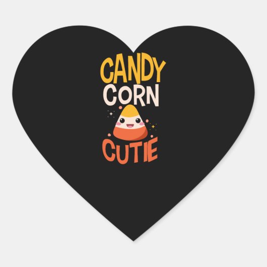 Sticker Cœur Candy Corn Cutie Child (Devant)