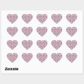 Sticker Cœur Candy Swirl (Feuille)