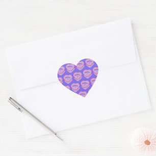 Sticker Cœur Capricorne Zodiac Coquette Coeur gâteau d'annivers