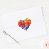 Sticker Cœur Carrelage cardiaque (Enveloppe)