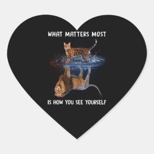 Sticker Cœur Ce Qui Est Le Plus Important, C'Est Comment Vous V