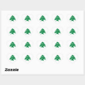 Sticker Cœur Cèdre vert Liban (Feuille)