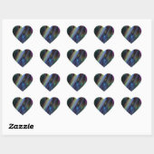 Sticker Cœur Célébrer la neurodivergence Rainbow Flat (Feuille)