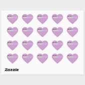 Sticker Cœur C'est juste fédorable ! (Feuille)