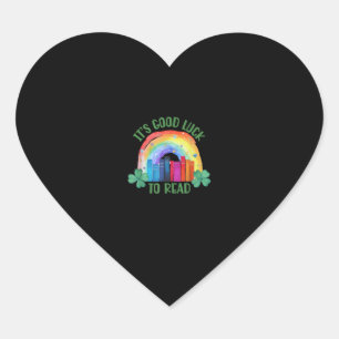 Sticker Cœur C'est la chance de lire le professeur Li de la Sai