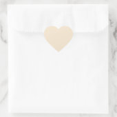Sticker Cœur Champagne (Sac)