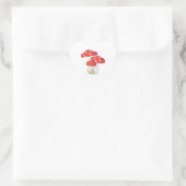 Sticker Cœur Champignons Polka Dot (Sac)