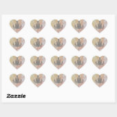 Sticker Cœur Chandelier de coco - CHANGER DE COULEUR / FORME / (Feuille)