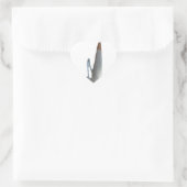 Sticker Cœur Chantez votre corne (Sac)