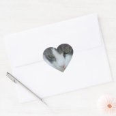 Sticker Cœur chat (Enveloppe)