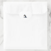 Sticker Cœur Chat en costume Orca (Sac)